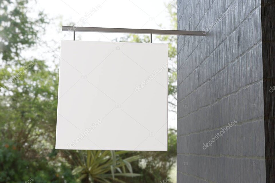 Collage di insegne luminose e targhe installate su diverse facciate